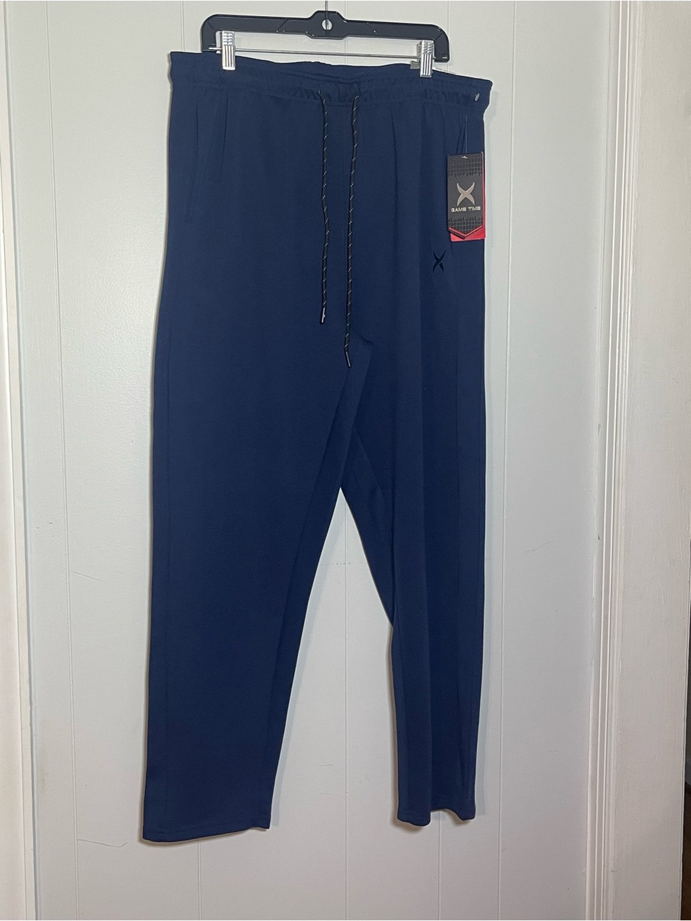 Game Time Men's Navy Drawstring Joggers